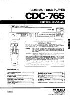 Yamaha CDC-765 - Service Manual 